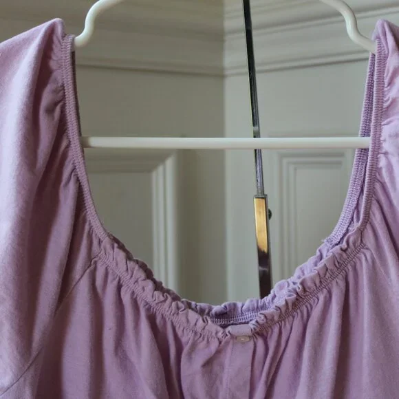 American Eagle Light Purple & Blue Tops Bundle - Picture 3 of 15